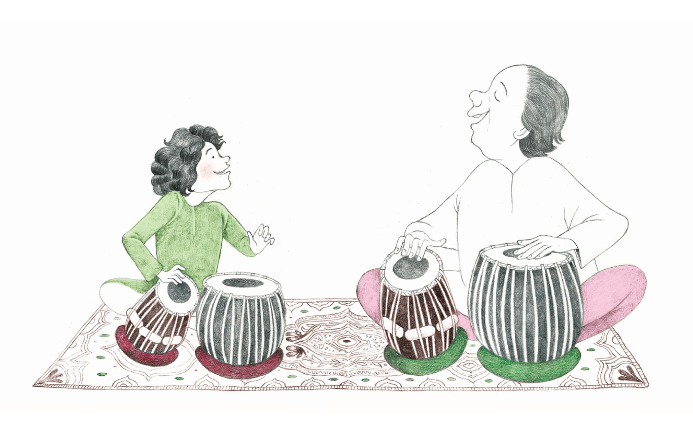 Zakir And His Tabla: Dha Dhin Na, Tulika Books